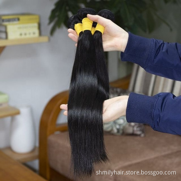 Free Sample Brazilian Straight Human Hair Weave Natural Black 1/3/4 pcs/lot 100% Human Hair Bundles Remy Hair